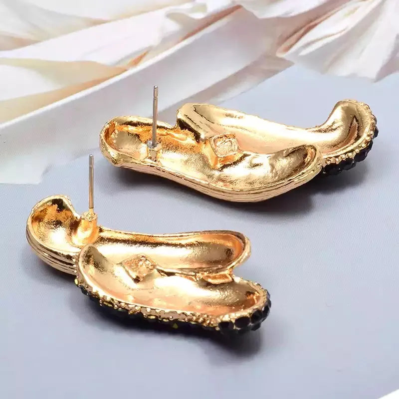 Metal Studded Earrings