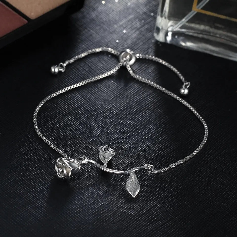 Rose Flower Bracelet