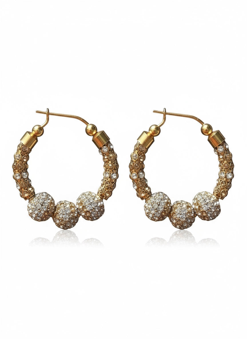 Small Bali designs earrings