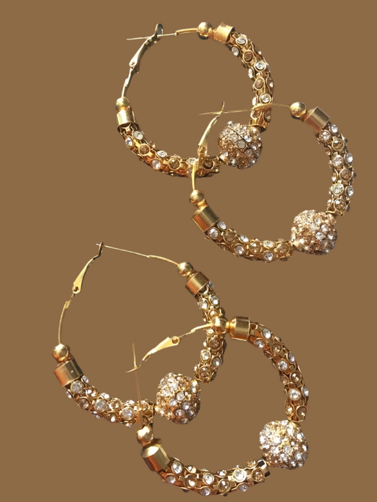 Small Bali designs earrings