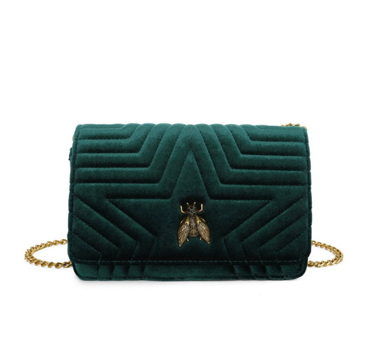 Velvet Chain Bag