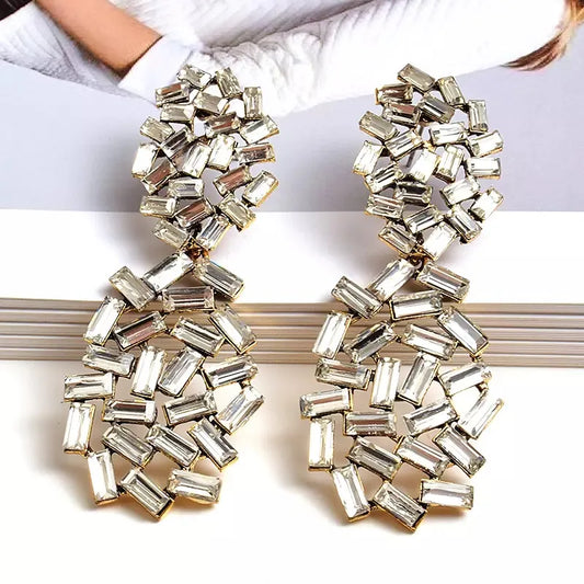 Crystal Long Earrings