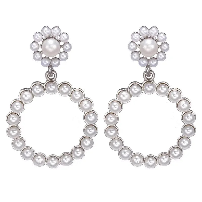 Pearl earrings