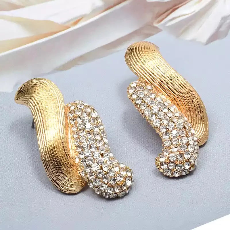 Metal Studded Earrings