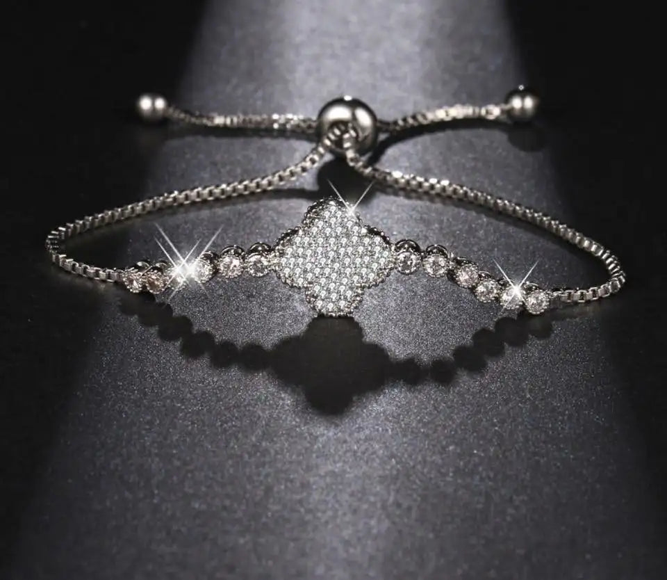 Silver Zircon Bracelet